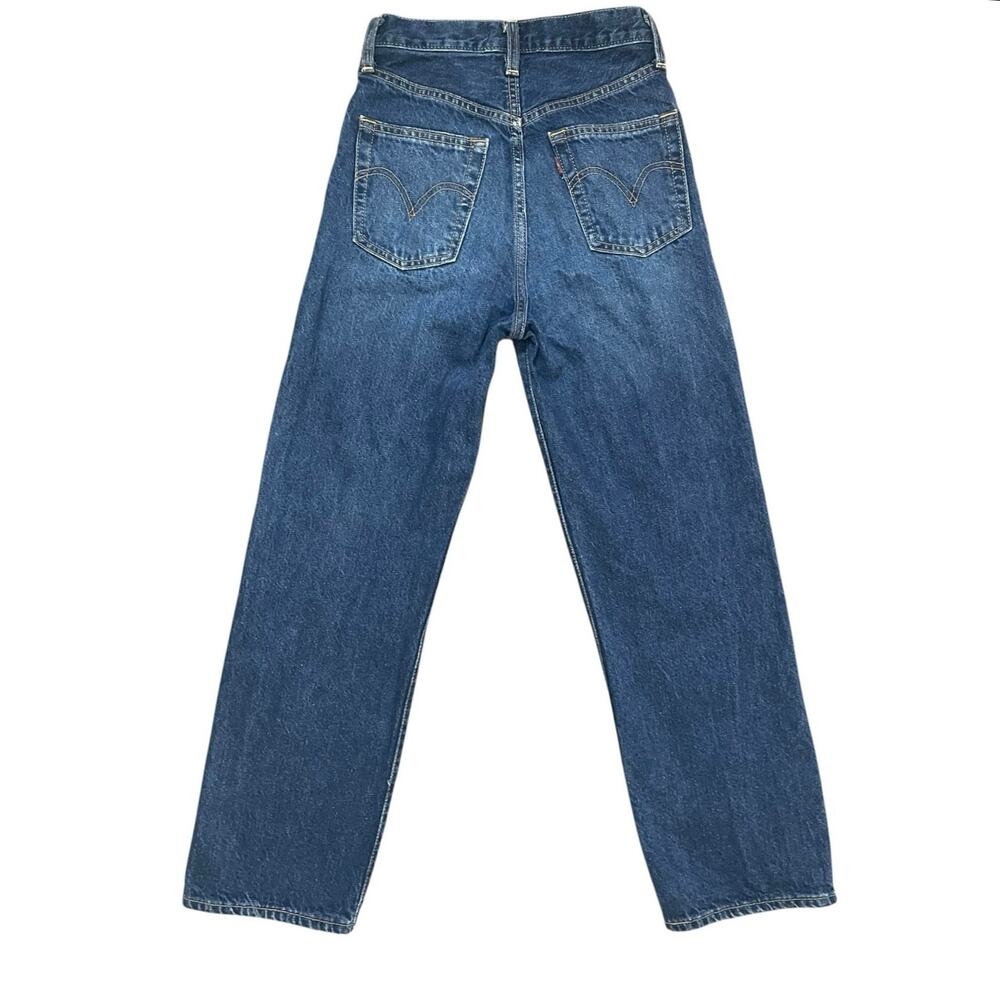 Levi’s Ribcage Straight Leg Women’s Size 24 Denim Jeans Classic Capsule Wardrobe